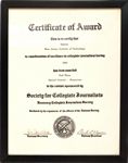 Certificate of Award, 1980